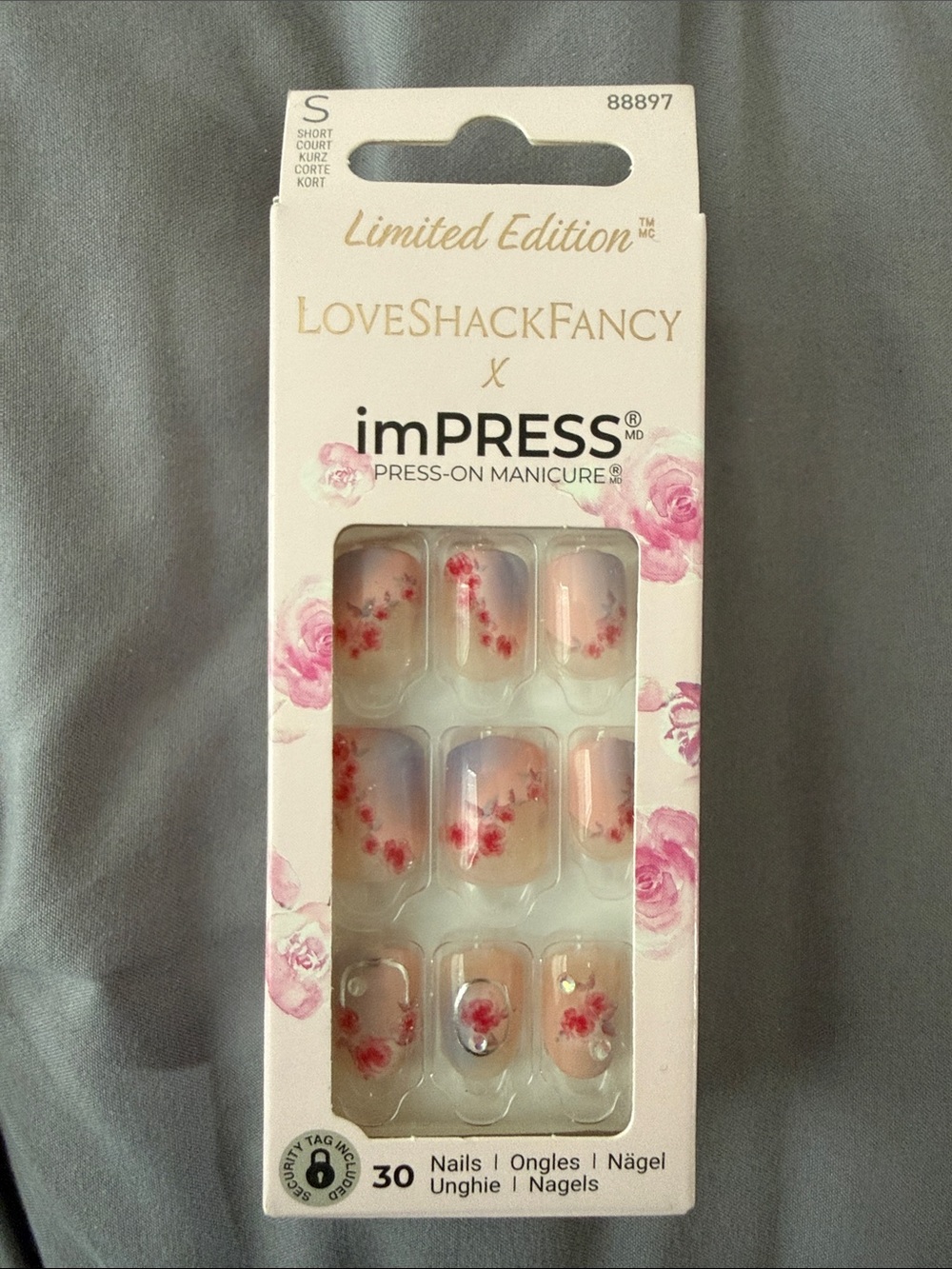 imPRESS Limited Edition LoveShackFancy Press-On Nails - Pink Floral